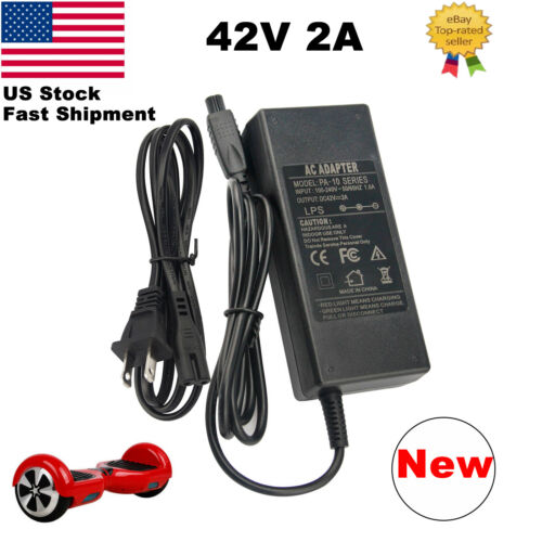 Universal Charger 42v 2a Adapter For Hoverboard Smart Balance Scooter Wheel Cp
