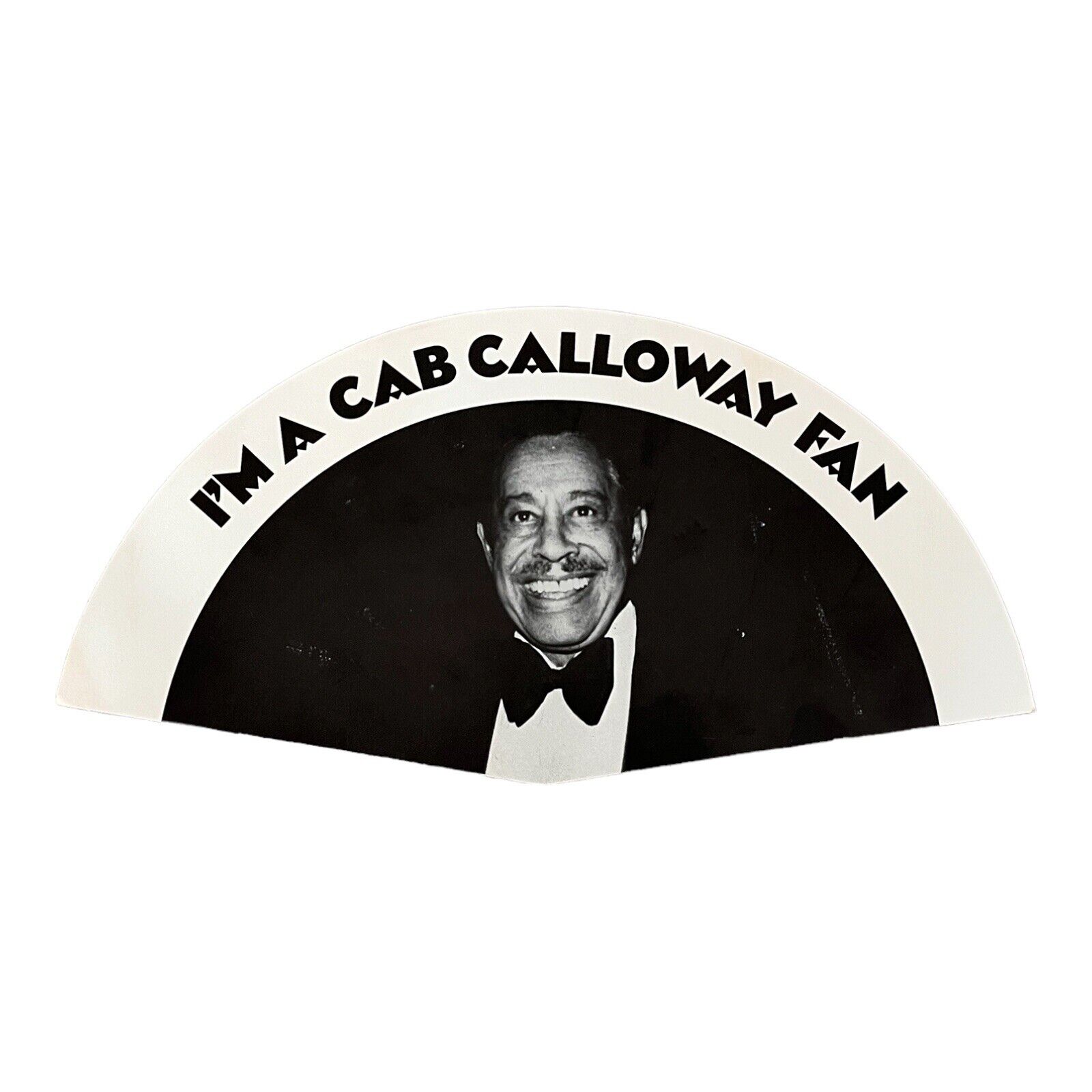 Cab Calloway Promo Fan “minnie The Moocher” Disco 1978 Hologram Records