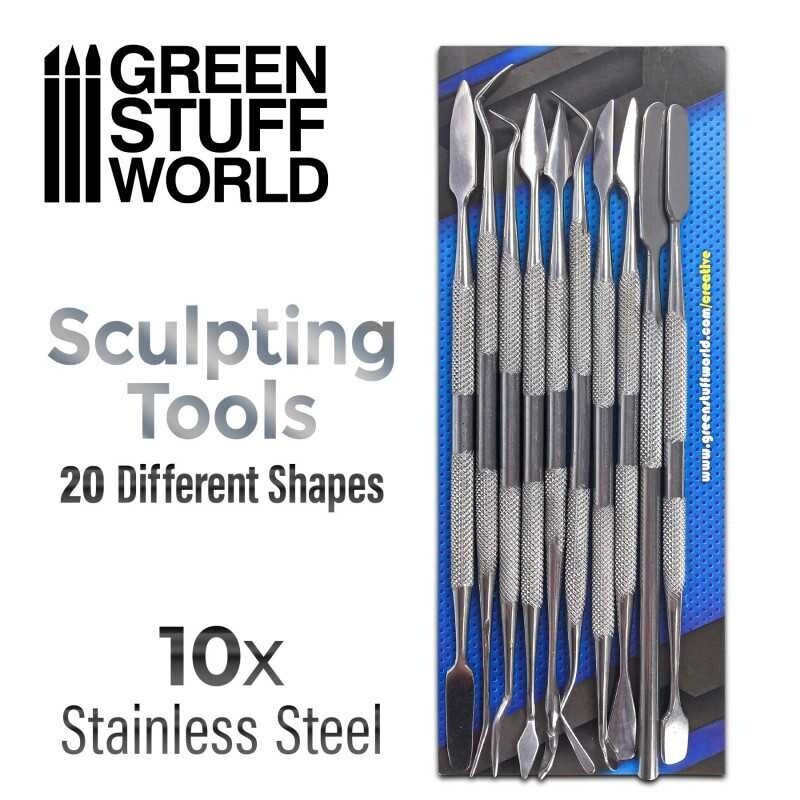 Sculpting Tools - 10 Pcs - Wax Carvers - Green Stuff Carver Tool - Warhammer 40k