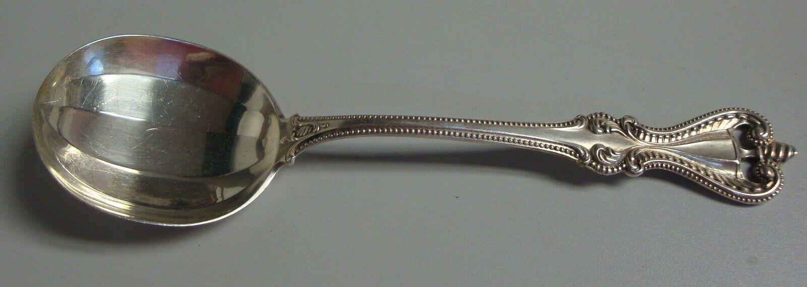 Towle Old Colonial (1895) Gumbo Spoon, 6-7/8"    S Monogram On Back