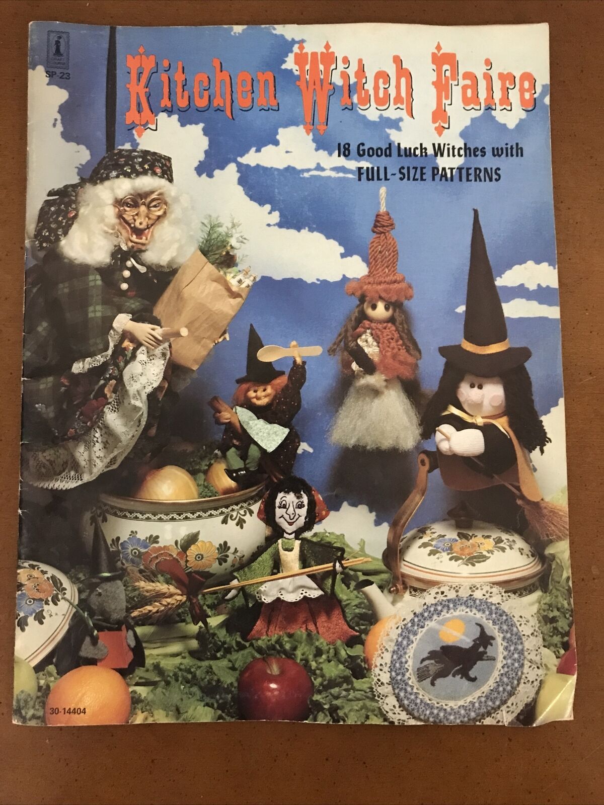 Kitchen Witch Faire Sewing Pattern Book Witch Dolls Craft Course Sp-23