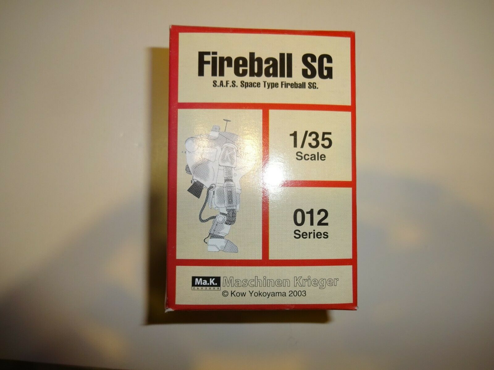 Sf3d Ma.k. Hobby Base 1/35 Safs Fireball Sg Series 00.12 Sib Brand New