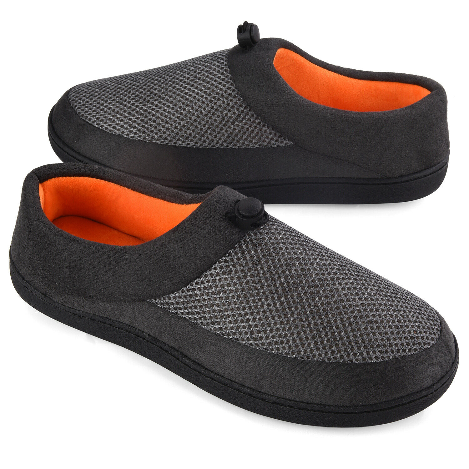Vonmay Men's Comfort Memory Foam Slippers Anti-slip Indoor Outdoor House Shoes