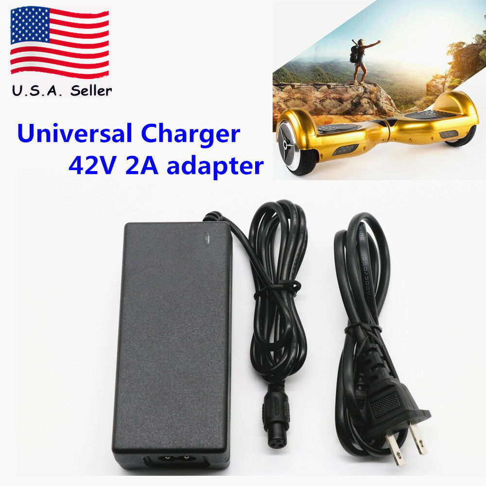 Universal Charger 42v 2a Adapter For Hoverboard Smart Balance Scooter Wheel Us